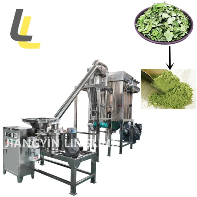WFJ Stainless Steel Sugar Chili Spices leaf Salt Powder grinder grinding mill machine Air Classifier Mill