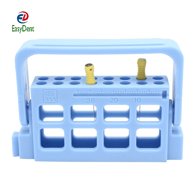 Dental Endo Ruler for Endodontic Root Canal Files Holder Endo Files Holder Instruments Endo Box for Diamond Bur