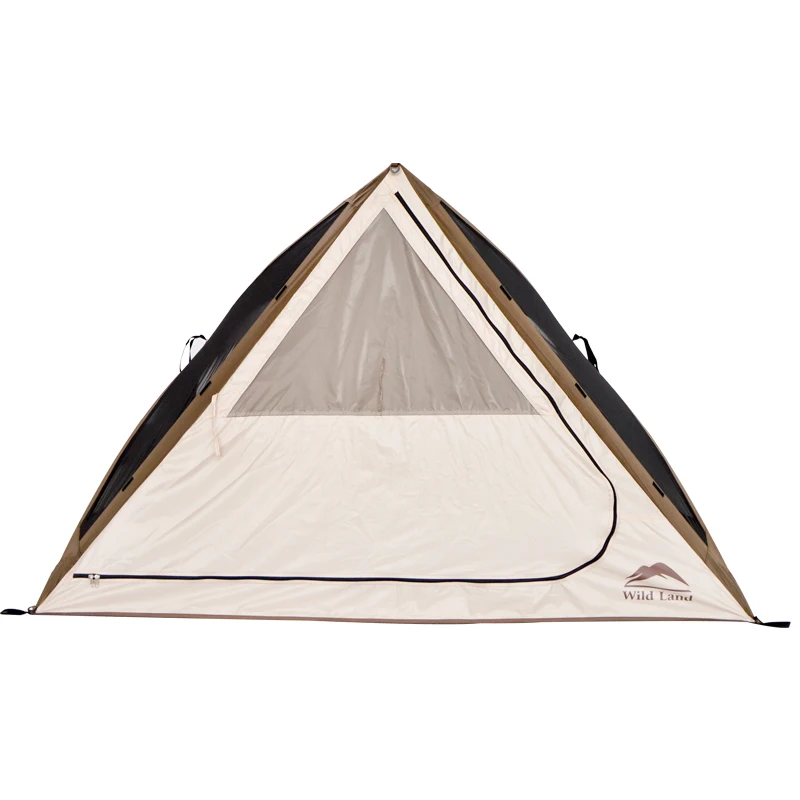 Wild Land Quick Set Up Triangle Hub Screen Tent for Camping with Removable Side Panel for Selection