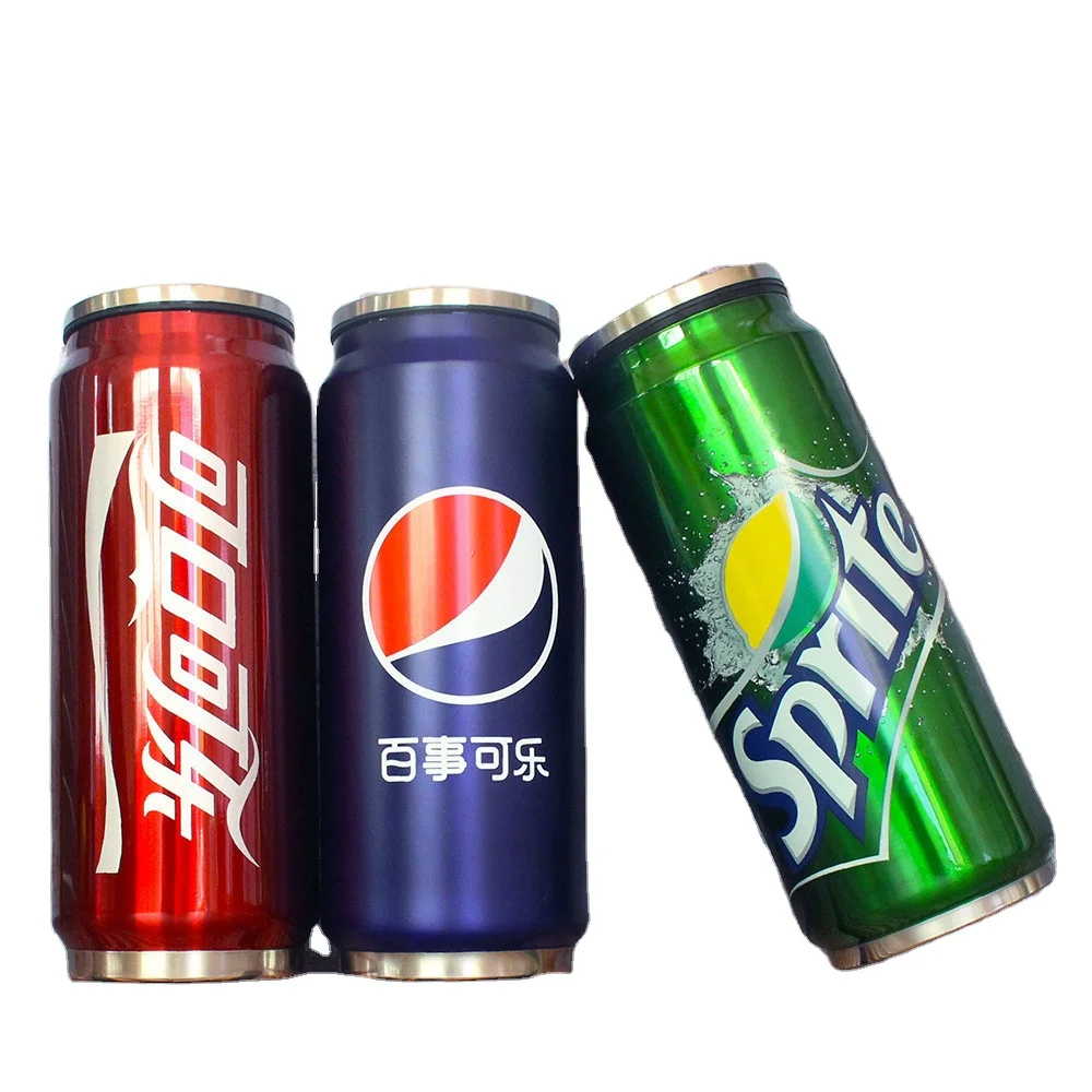 HDT 450oz Creative vacuum flask cans fashion cola mug termo cafe termo  stainless steel tumbler