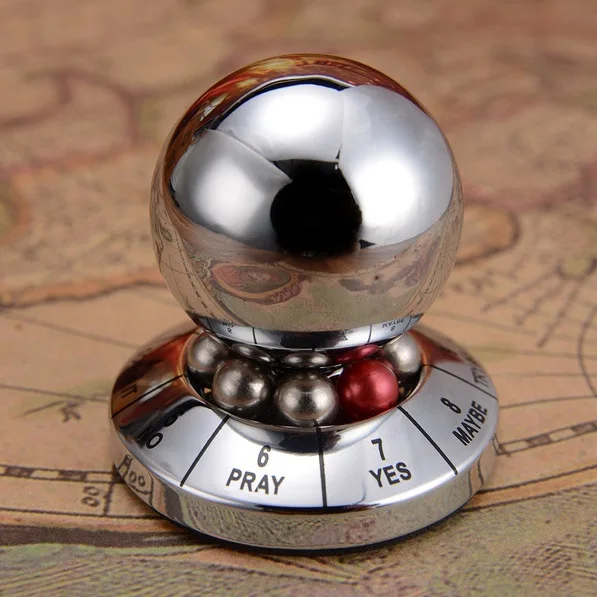 Factory Wholesale Intelligent Promotional Gift Decision Maker Ball Heavy Paperweight Magnetic Magic Prediction Making Ball