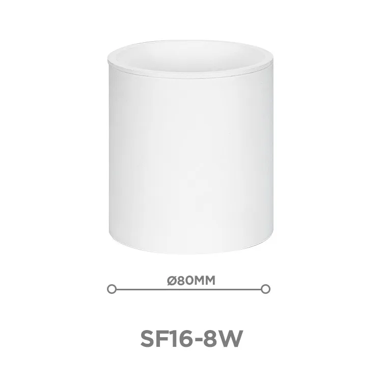 FAST Manufacturer professional discount price custom LED aluminum household ceiling black luminous white lighting spotlight