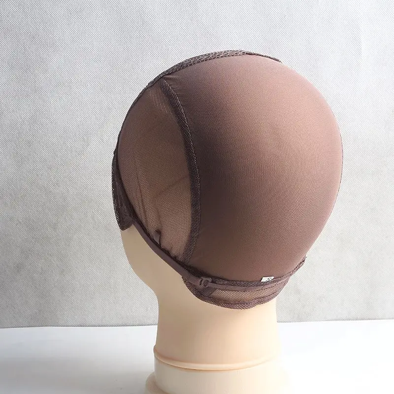 100pcs Black/blonde/dark Brown/brown Adjustable Ventilated Wig Caps for Making Wigs