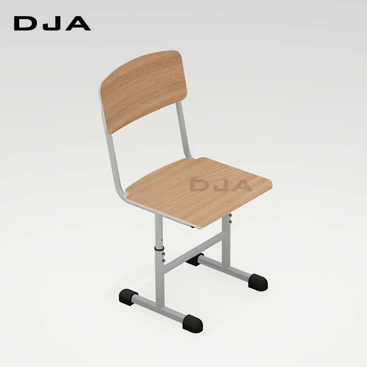 Adjustable wooden student studying and meeting chairs with table at school color optional desk chair sets
