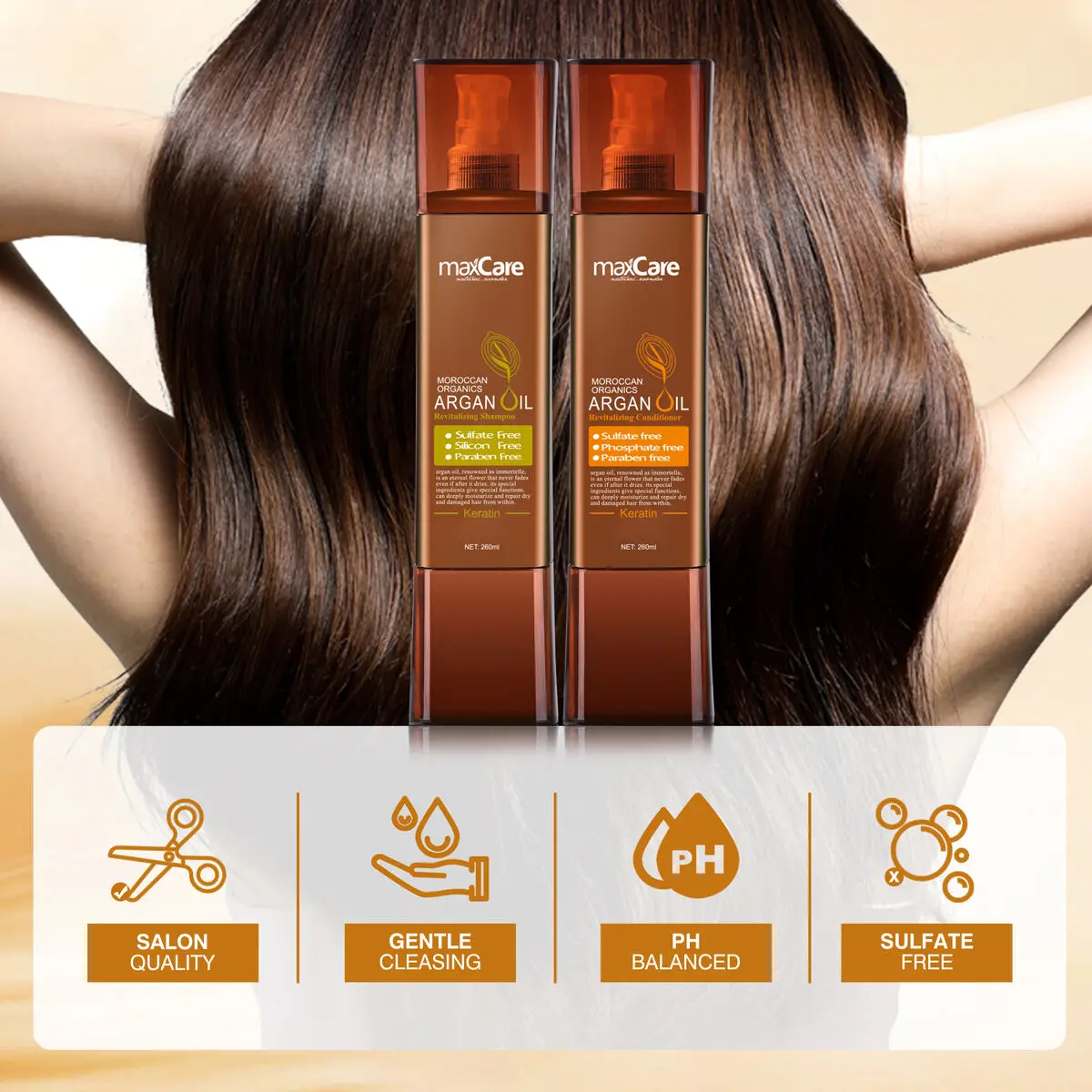 Professional OEM Custom Logo Bio Tonic Hair Conditioner Rose Oil Keratin Treatment Argan Oil Shampoo Refreshing Gel Damaged Care