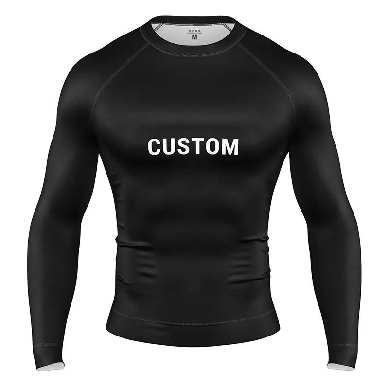 Wholesale Polyester Breathable Sublimation Printed High Quality Custom Design Rashguard Men Short Rash Guard