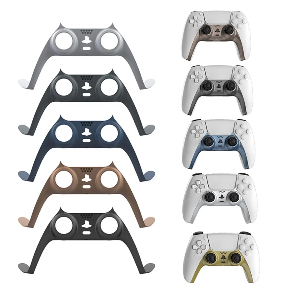 
Factory Directly Wholesale ABS Material New PS5 Gamepad Joystick Gadget Colorful Decoration Shell Grip Panel Strip 