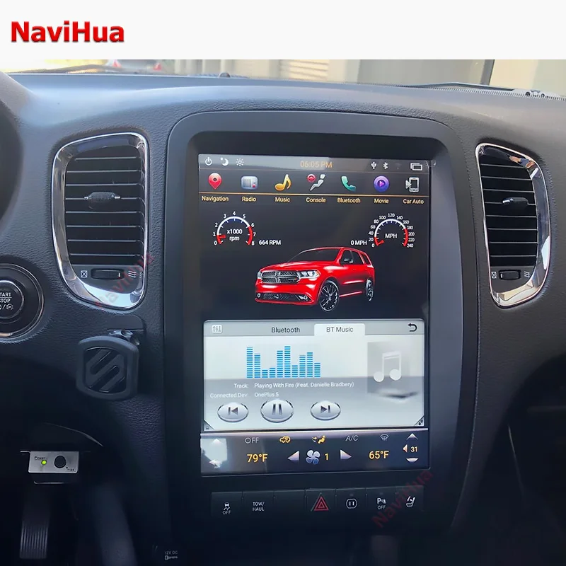 NAVIHUA для Tesla мультимедийный стерео Android автомобильный радиоприемник для Dodge Durango сенсорный экран Автомобильная GPS-навигация новое обновление WIFI
