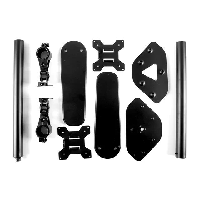 Dual Monitor LCD PC Stand Mount 2 Monitor Arm Stand Up To 17.6 lbs