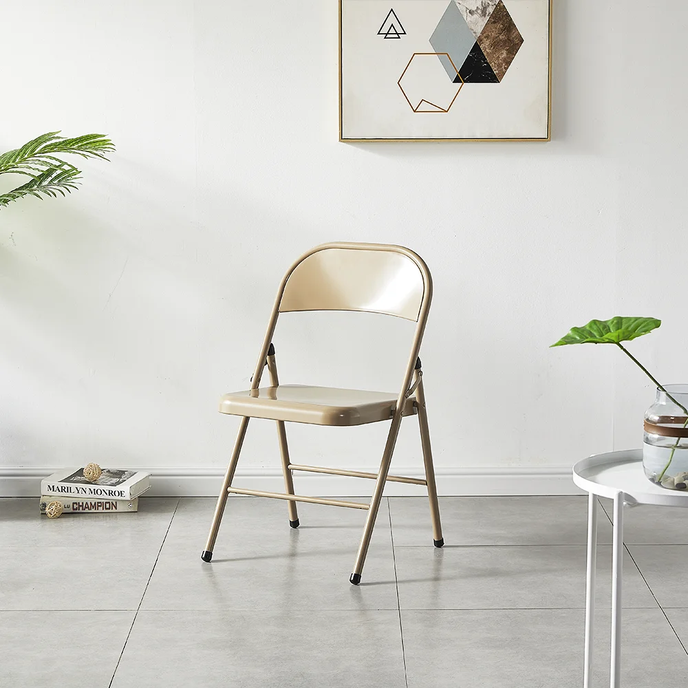 Коммерческий дом портативный сад открытый складной стул оптовая продажа пользовательские партии складной современный открытый обеденный стул