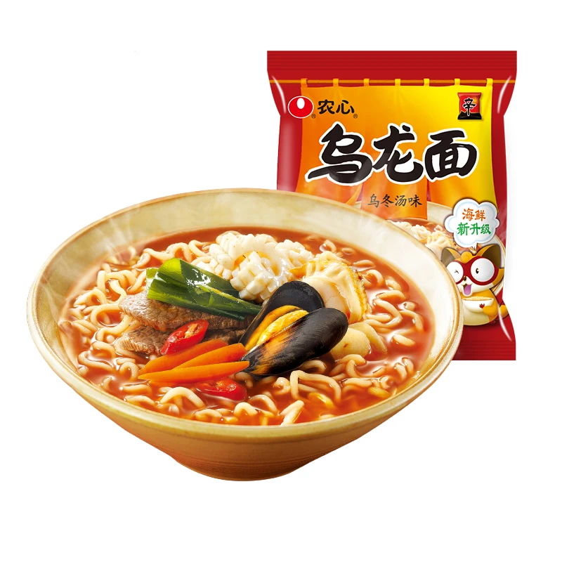 Оптовая продажа корейских лапши быстрого приготовления Udon лапша суп вкус рамен 600 г