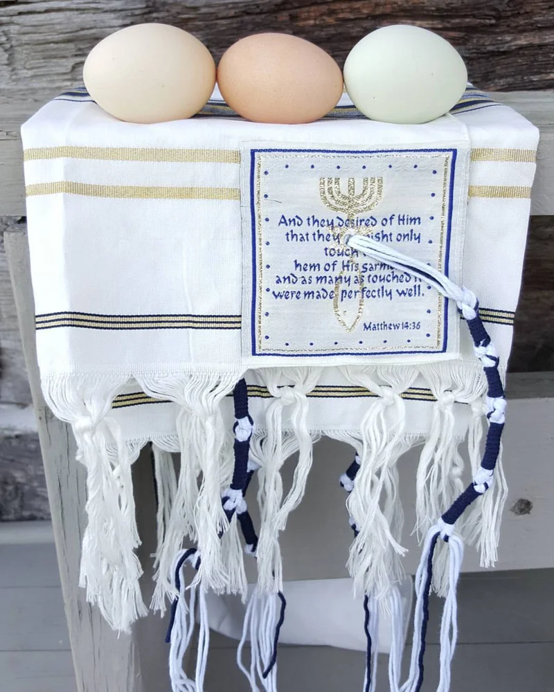130x180cm Custom Unisex Kosher Israel Tallit Muslim Prayer Shawl