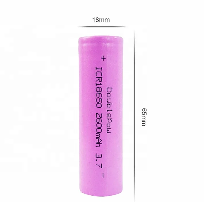 
18650 rechargeable Cylindrical Lithium ion Battery 3.7v 2500mAh 