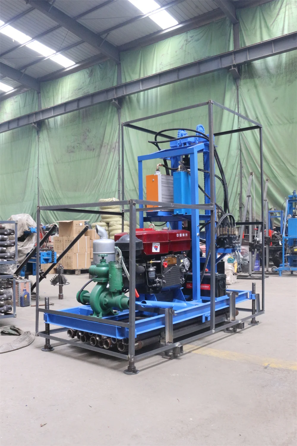 hydraulic power unit diesel 130M depth core drilling rig water well drilling rigs