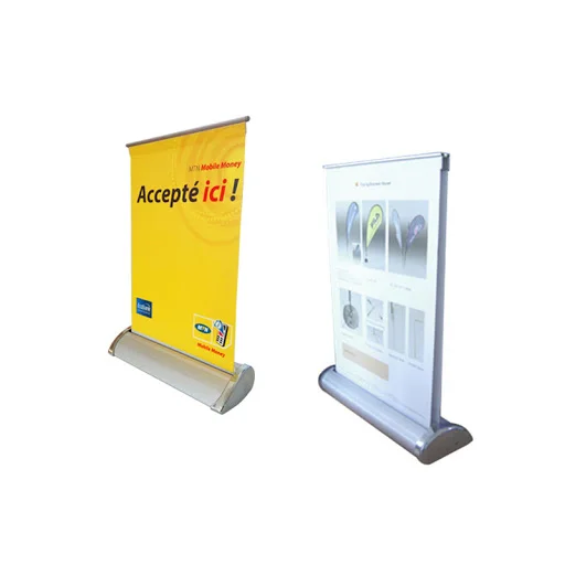 Custom Design Print LOGO Outdoor Advertising Display  roll up retractable Aluminum Roll Up Banner Stand for  Promotion