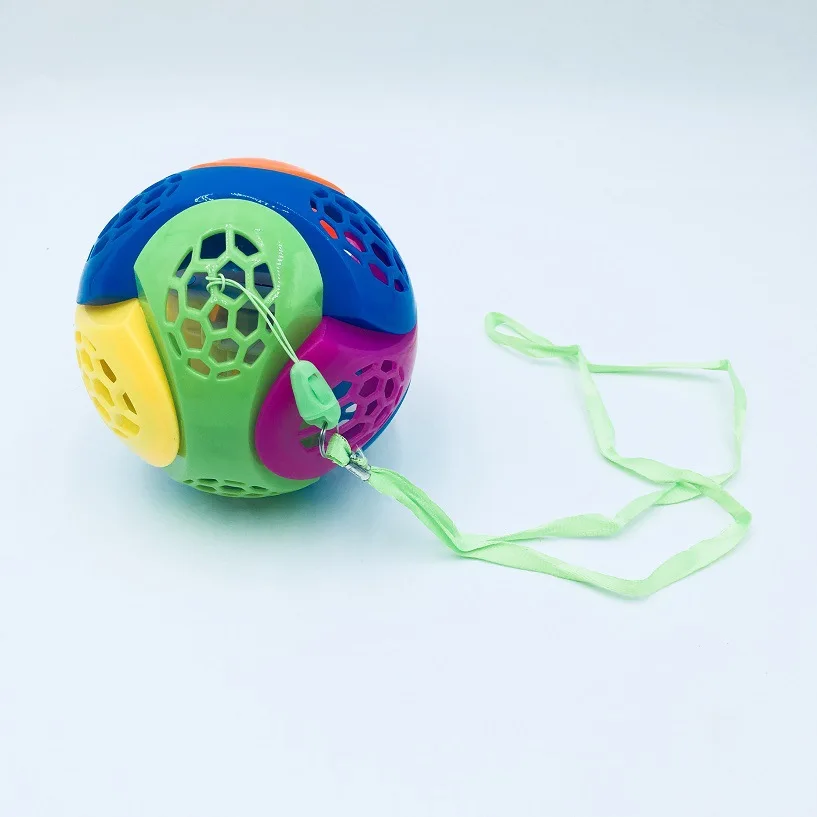 Wholesale kids assembled dance ball toys electric dancing plastic ball with light and music
