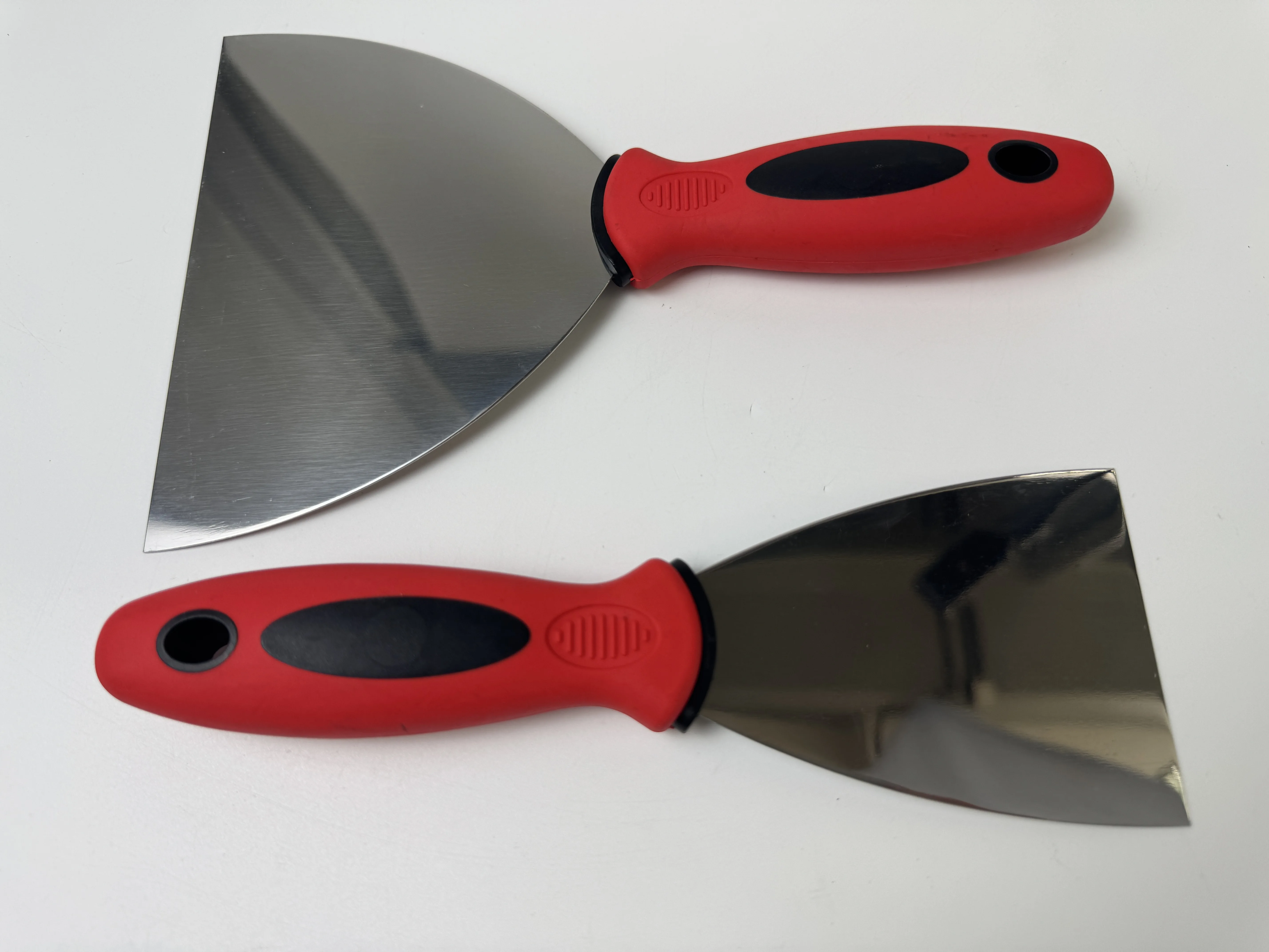 Factory Direct Sale Decoration Tools Paint Scraper Stainless Steel Blade With Rubber Handle for Wall Purpose