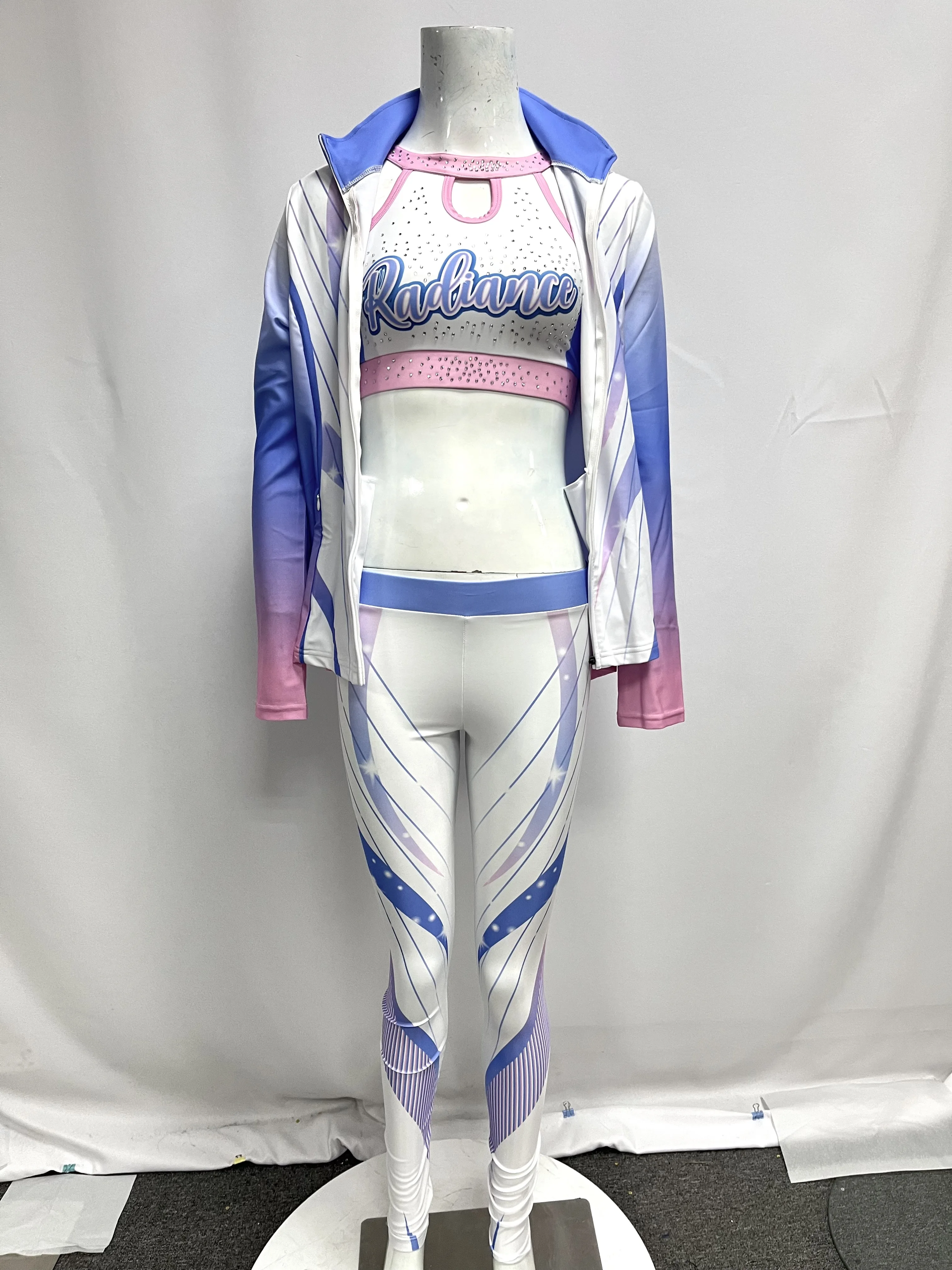 Normzl New Design Women Custom Bra Shorts Youth Cheer Uniform