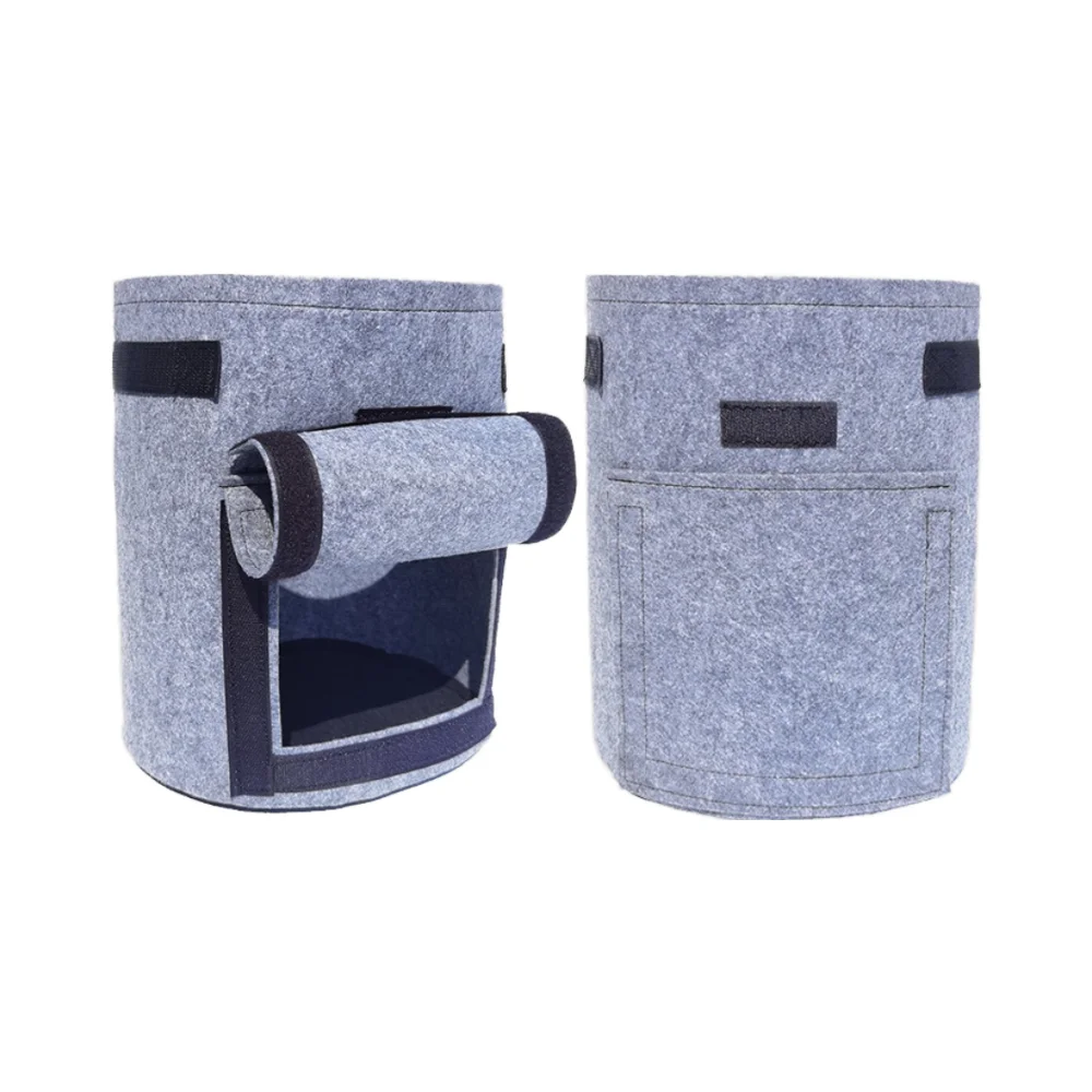 Most Popular Biodegradable Fabric Grow Pots round Raised Container for Plant Growth Featuring Nonwoven Felt Fabric PP Material