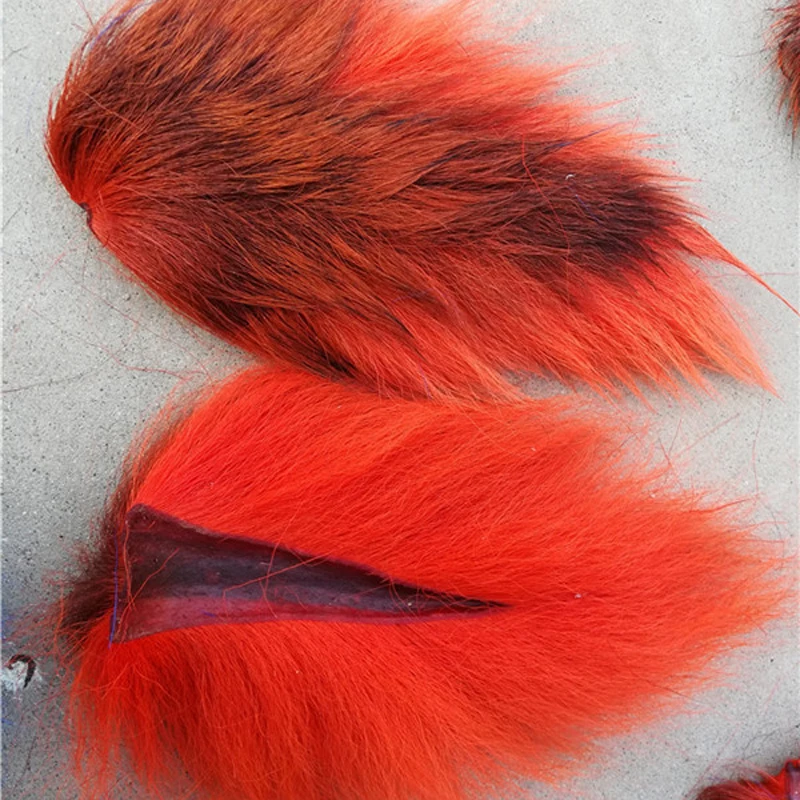 2021 China Fur Manufacturers Wholesale Deer Tail Hair Tied Fish Hook Sea Fishing Bait U.S.