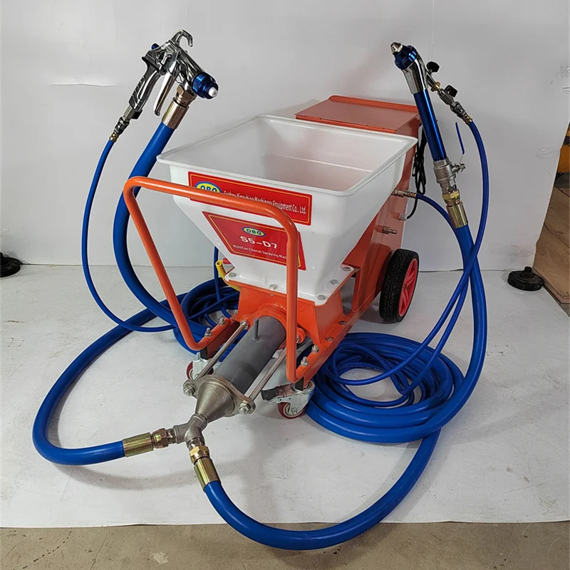 S5-D7 concrete plastering sprayer factory direct sale Portable High quality automatic cement mortar spraying gun for wall