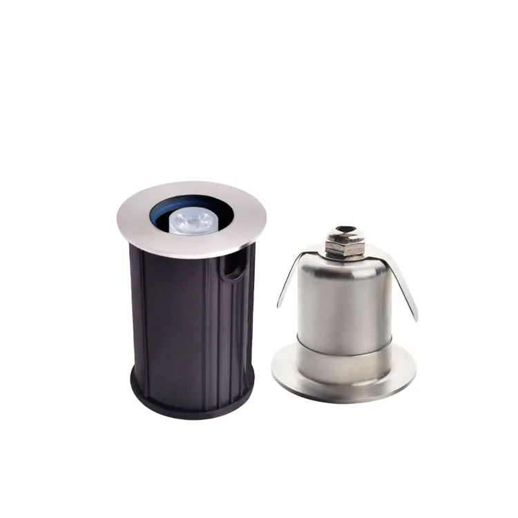 Stainless Steel Outdoor Plaza Area IP68 1W 3W Park Underground Lamp LED Light Buried Underwater Inground light