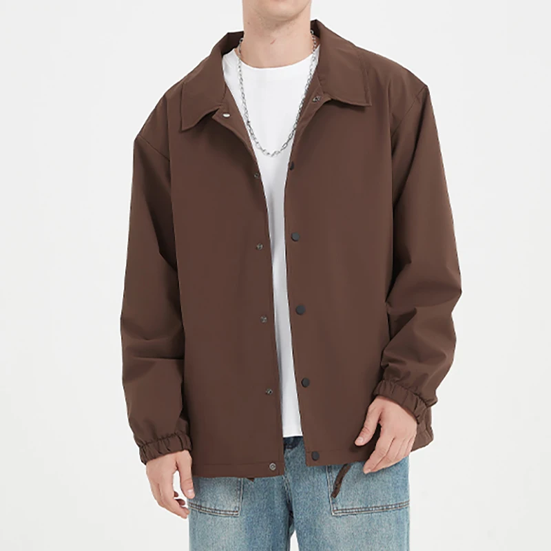 Куртка Мужская Весенняя ветровка из полиэстера с логотипом