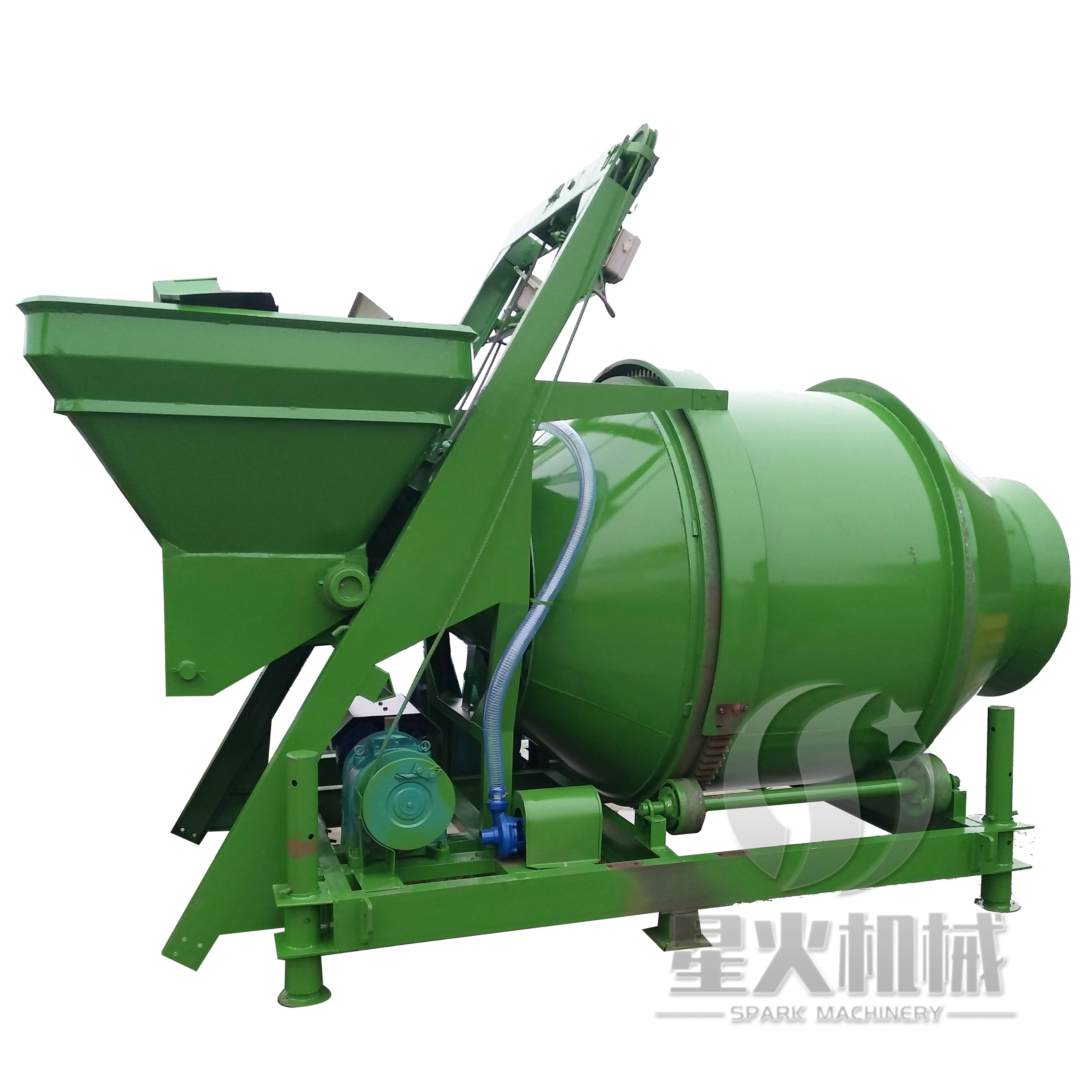 JZC250 JZC350 JZC500 400l ручной Бетономешалка шестеренчатого типа для пенобетона