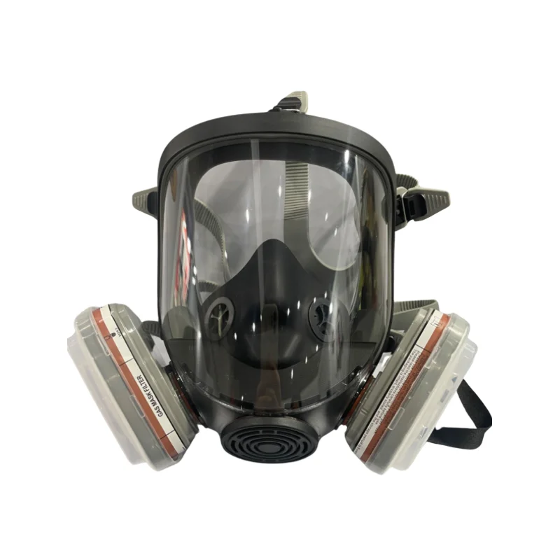 New Product new design China Manufacturer Silicone Full Face Chemical Gas Protection Mask With Double Filter