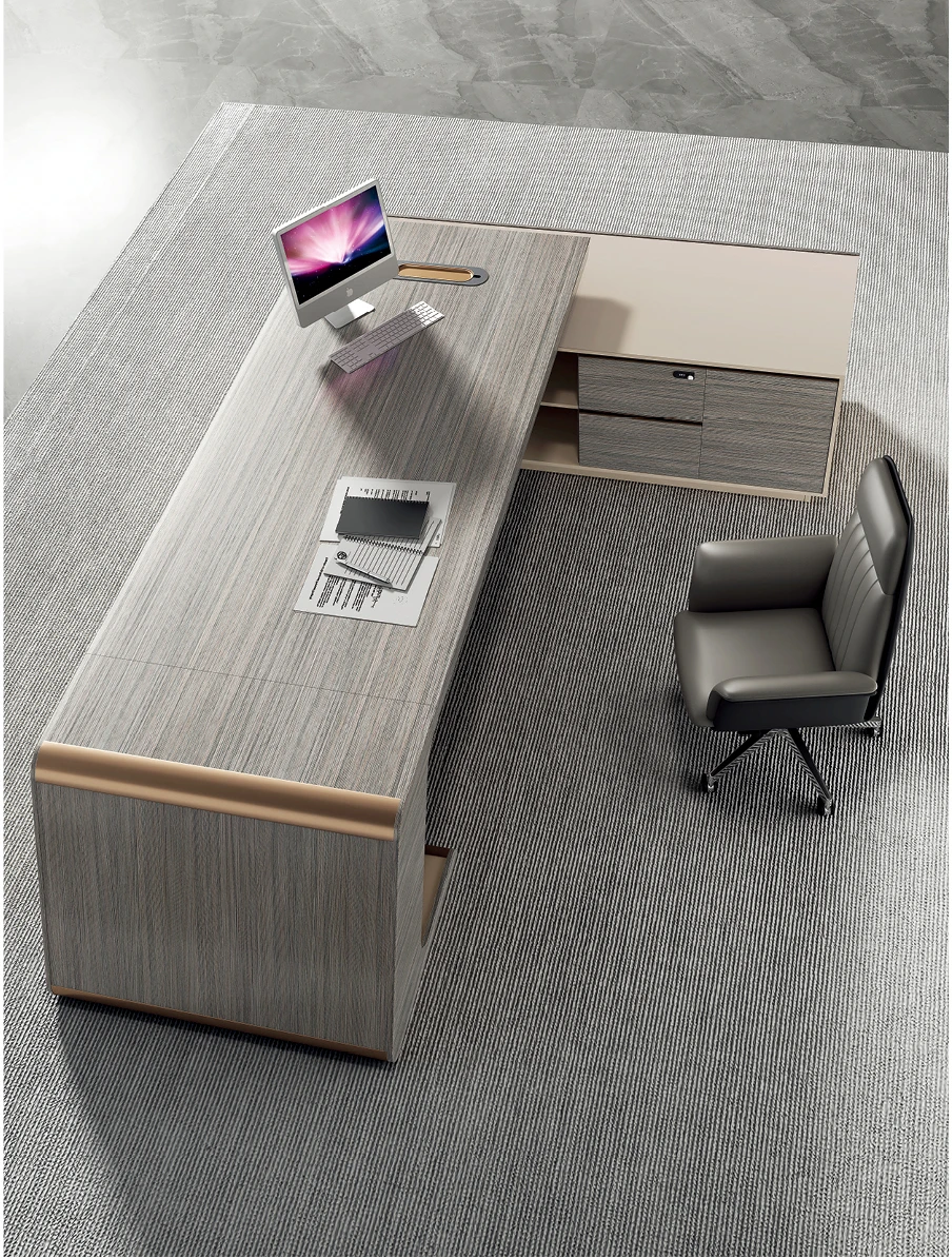 Modern office furniture desk light luxury CEO boss executive desk