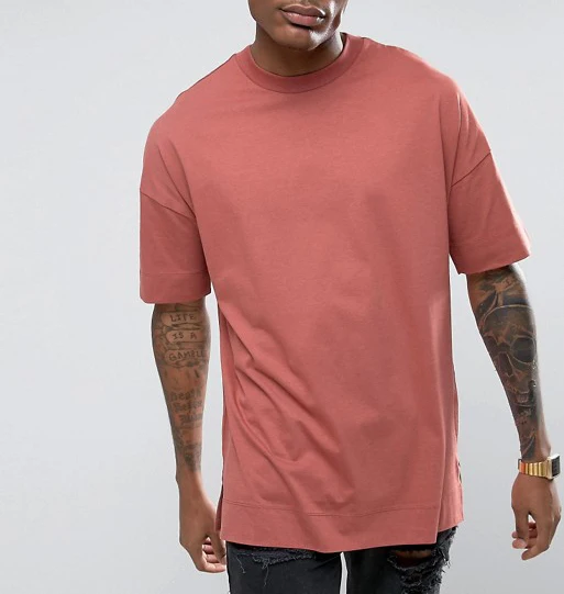 OEM Wholesale Plain Dropped Shoulder Tshirt Men Custom Own Logo Oversized Tshirt