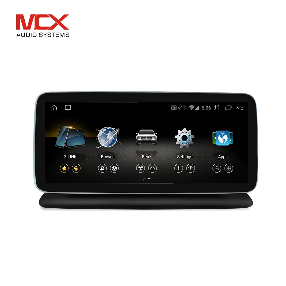 MCX 10.25 Inch 8 Core Android Car Video Recorder Gps Navigation Touch Screen With Dvd Player For Benz W218 CLS Class NTG4.5 2013