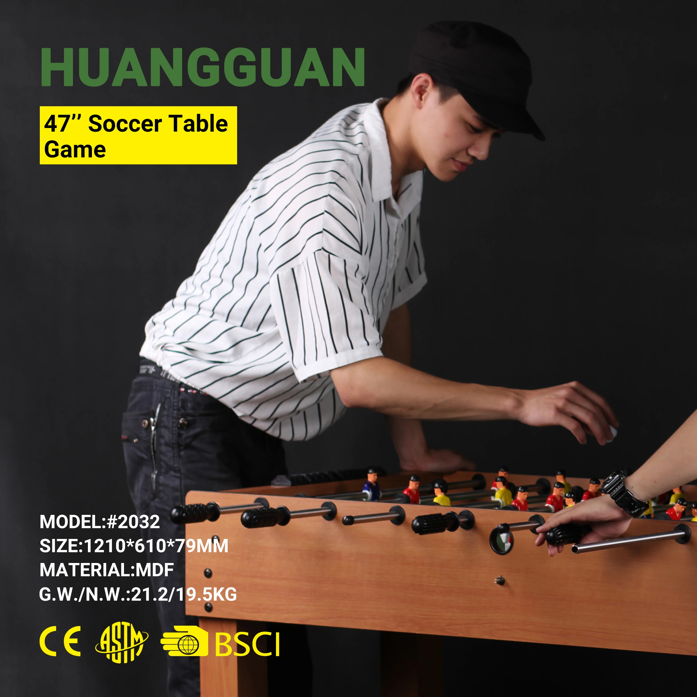 48 Inch Professional Soccer Game Table Factory Wholesale For Adults Football Game & Foosball Table