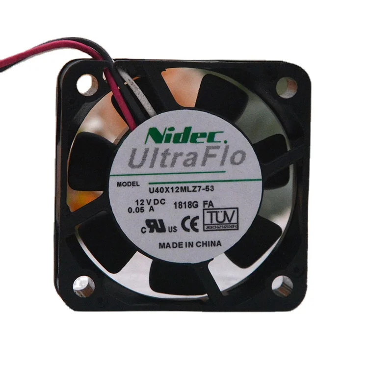 Japanese Nidec player chassis 4010 mute 12V 0.05A 4cm fan u40x12mlz7-53