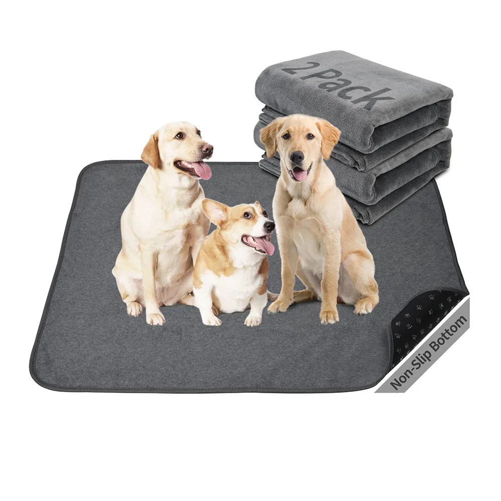 YK 2022 custom Washable reusable dog puppy urine mat diaper pet pee pads for puppy dogs cats