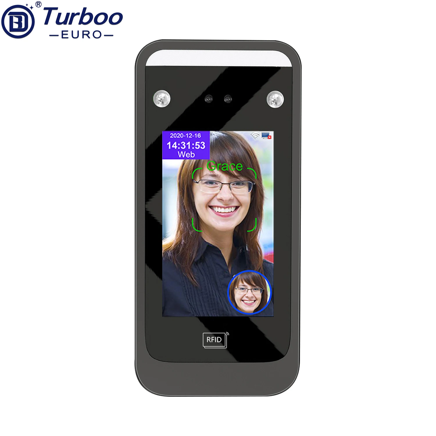 Face Recognition Software Access Big LCD Face Recognition Time Recorder