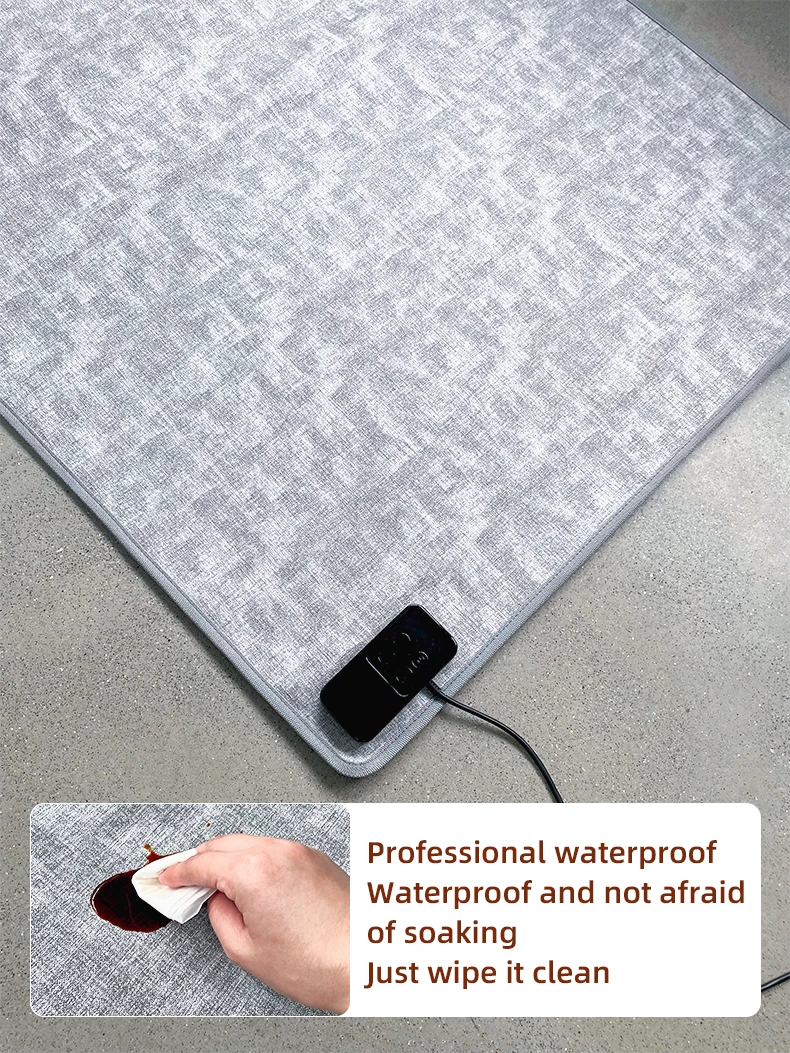 Large heating area silent quiet rug heater heating carpet for home