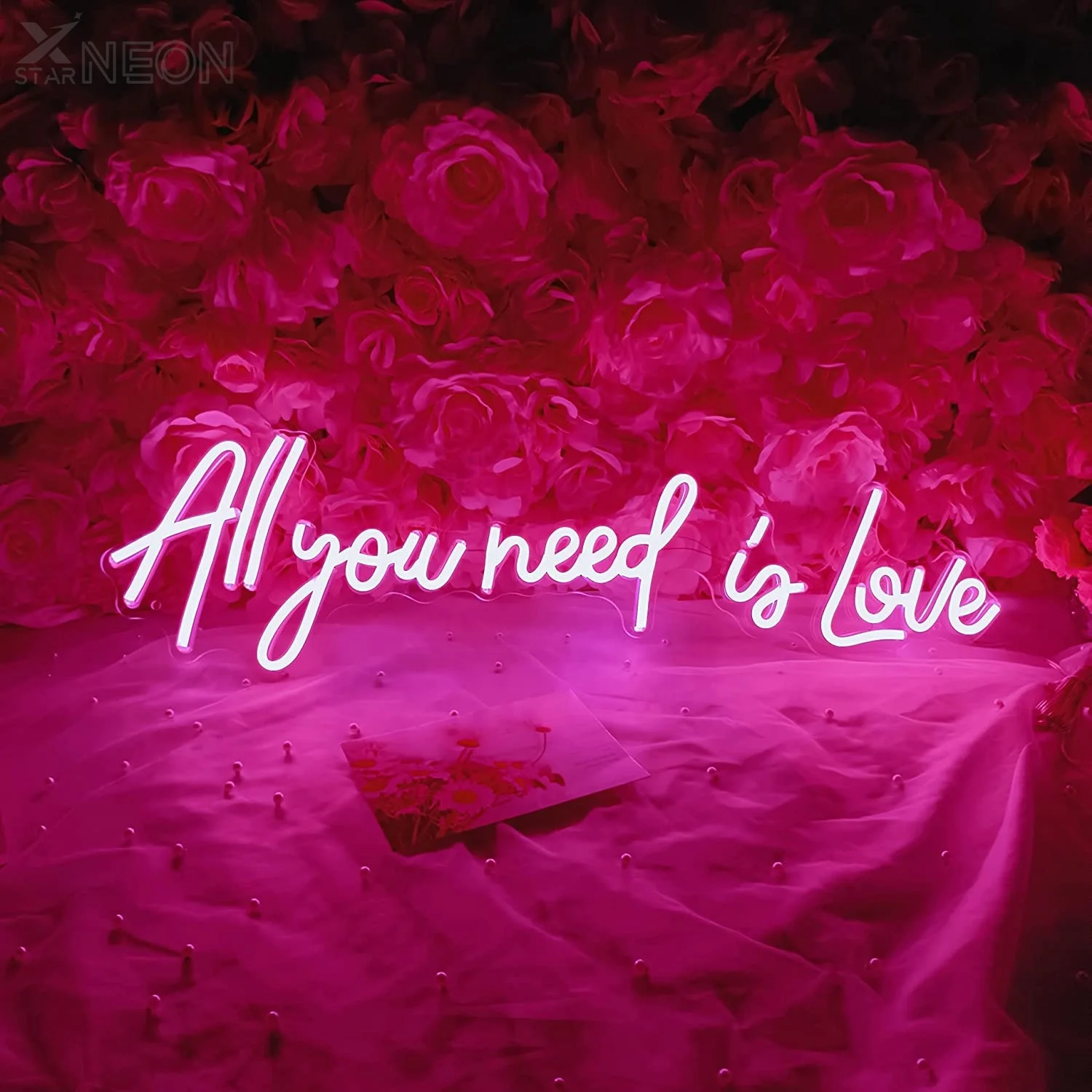 New Design Drop shipping LED Neon Sign Board Acrylic No MOQ Neon Custom Light Sign for Wedding Party