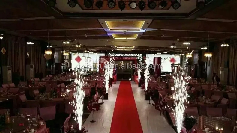 Wireless DMX Remote Control 400w cold fireworks machine Wedding Electric spark Fireworks Machine DMX Control Cold Flame