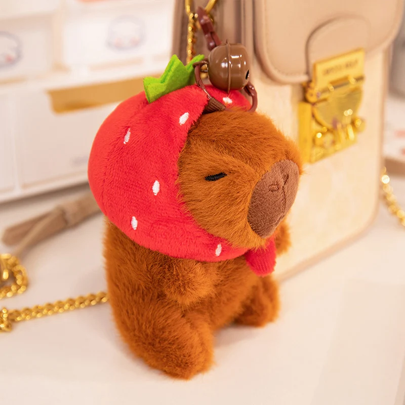 CE CPC OEM Capybara плюшевая игрушка брелок высокого качества новый дизайн дешевые формы животных милый мини-кулон на заказ