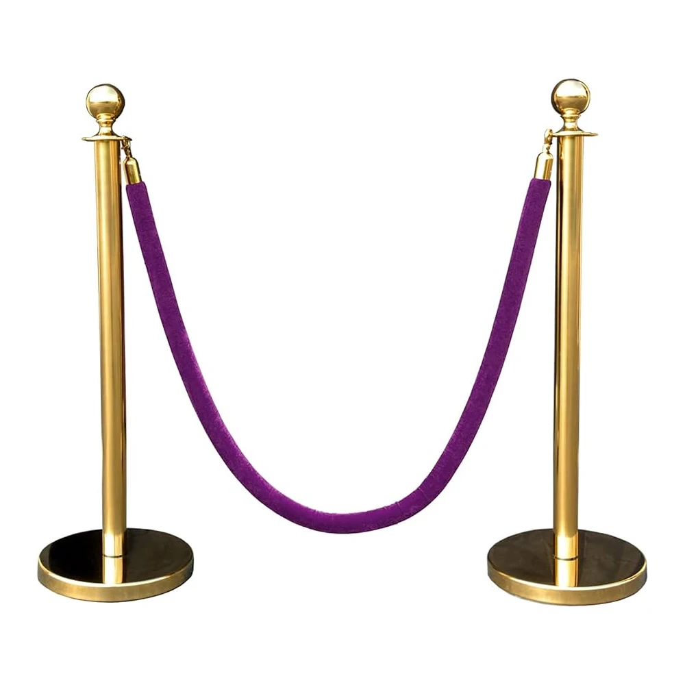 Safety 1.5M Queue Stanchions post Retractable Belts Barrier Stainless Steel Crowd Control Stand Line Dividers Flexibarrier