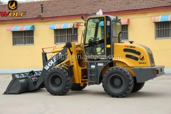 WOLF 1.8t/2t popular zl 920 radlader with changchai 4G33 70kw/95hp engine