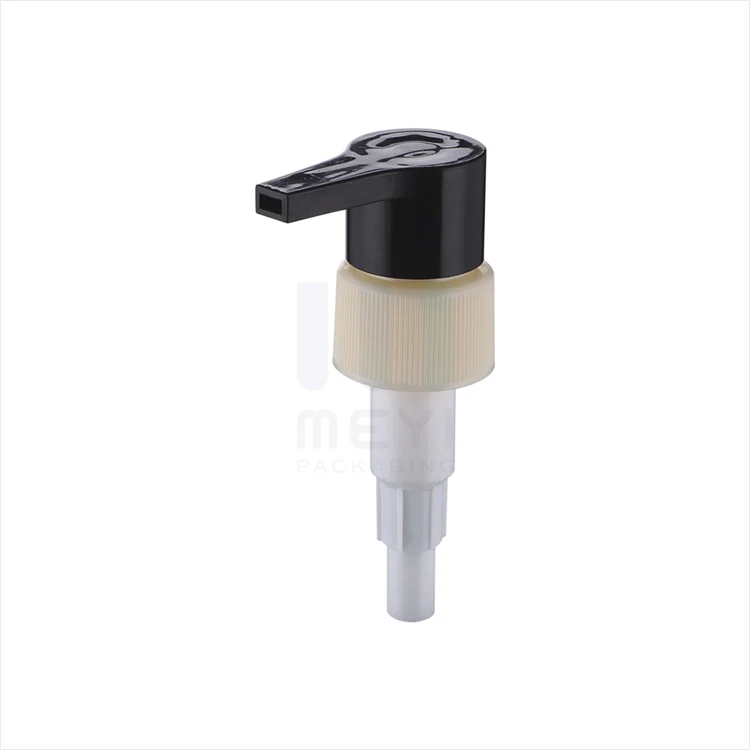 wooden pattern Bamboo Plastic up/Down liquid soap dispenser pump Lotion Pump customized supplier