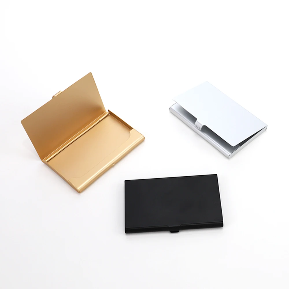 CAHD001 Credit card holder case aluminum metal promotional pocket business card holders storage box