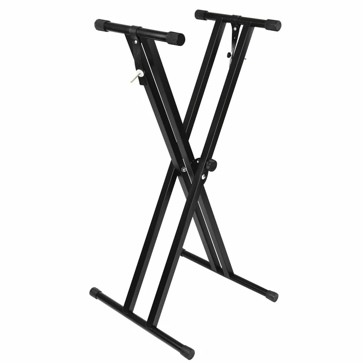 Wholesale musical instrument stand double keyboard stand