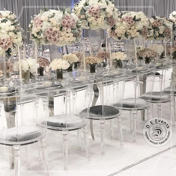 New design acrylic chair party wedding banquet chairs for sale