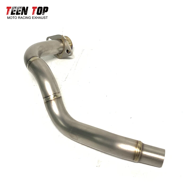 Motorcycle Exhaust Modify Front Link Pipe Titanium Alloy Exhaust Pipe Connected with  Muffler For Honda NSS350