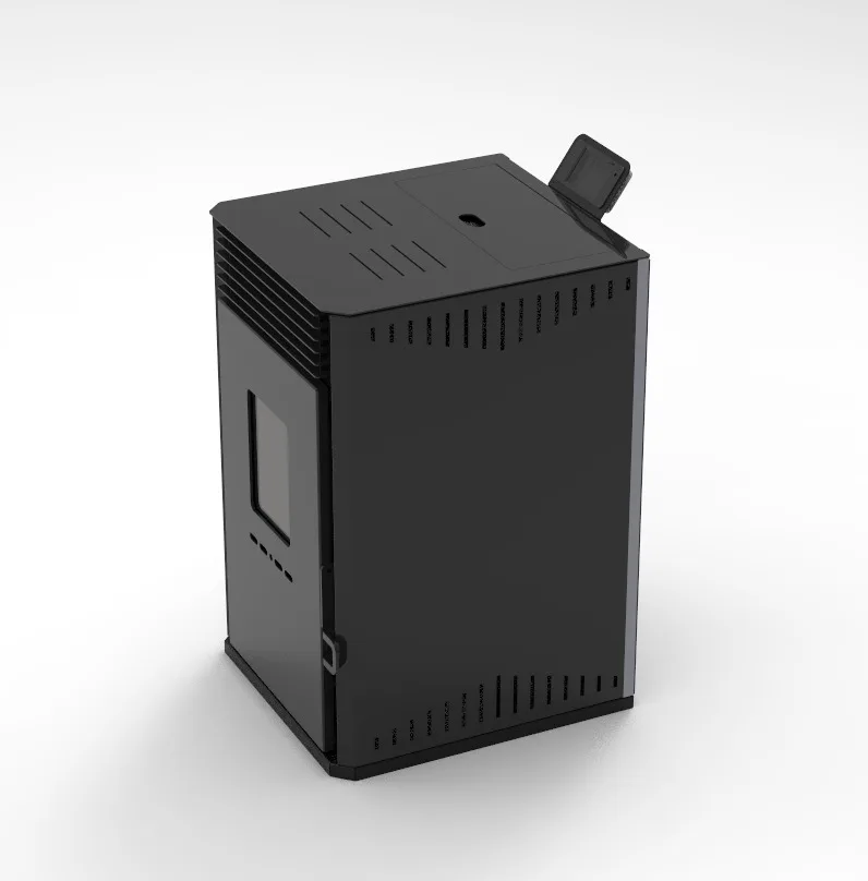 Hot sale European style high quality wood pellet stove pellet fireplace with large hot air outlet for indoor room used