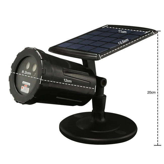 KSWING Solar Outdoor Garden Laser Party Light Best Sun Powered Waterproof Landscape, Yard & Garden Solar Spotlight