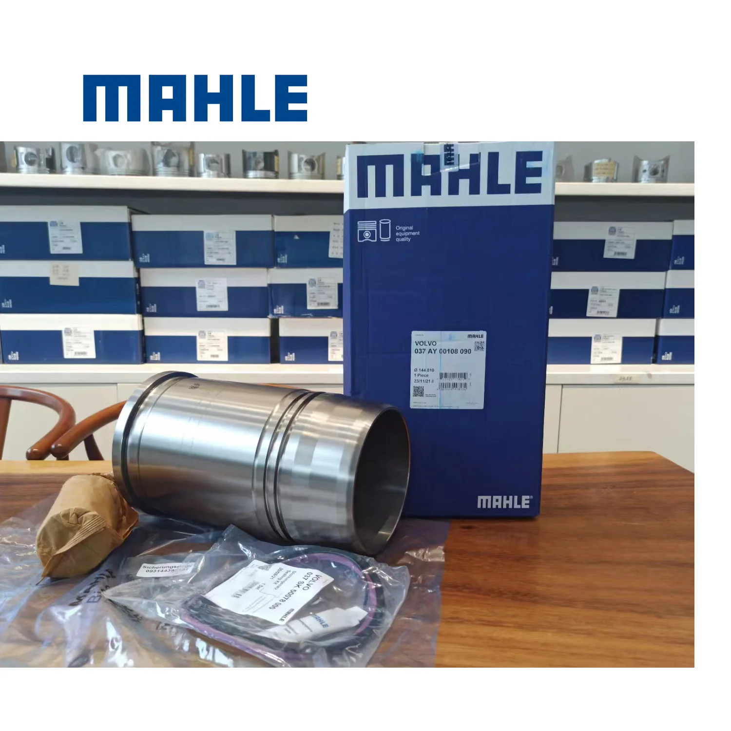 Genuine MAHLE  037AY00108090  Volvo Top Quality D16 Liner Kit for Diesel Engine Excavator EC380 EC480 Spare Parts